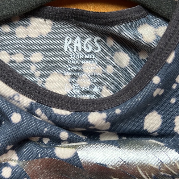 Rags to Raches Native Acid Wash Tank Romper - Picture 3 of 4